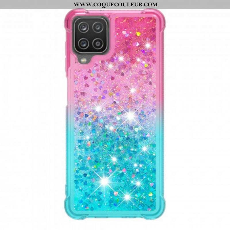 Coque Samsung Galaxy A12 / M12 Paillettes Colors