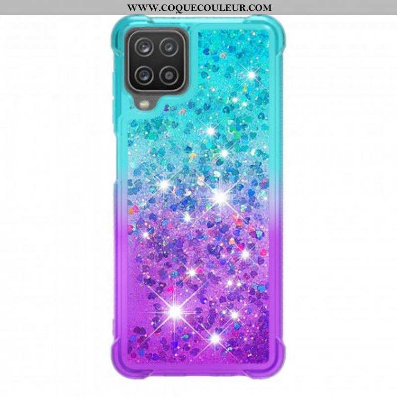 Coque Samsung Galaxy A12 / M12 Paillettes Colors