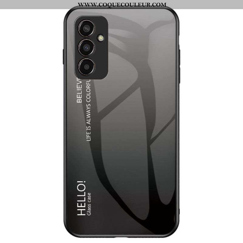 Coque Samsung Galaxy M13 Verre Trempé Hello