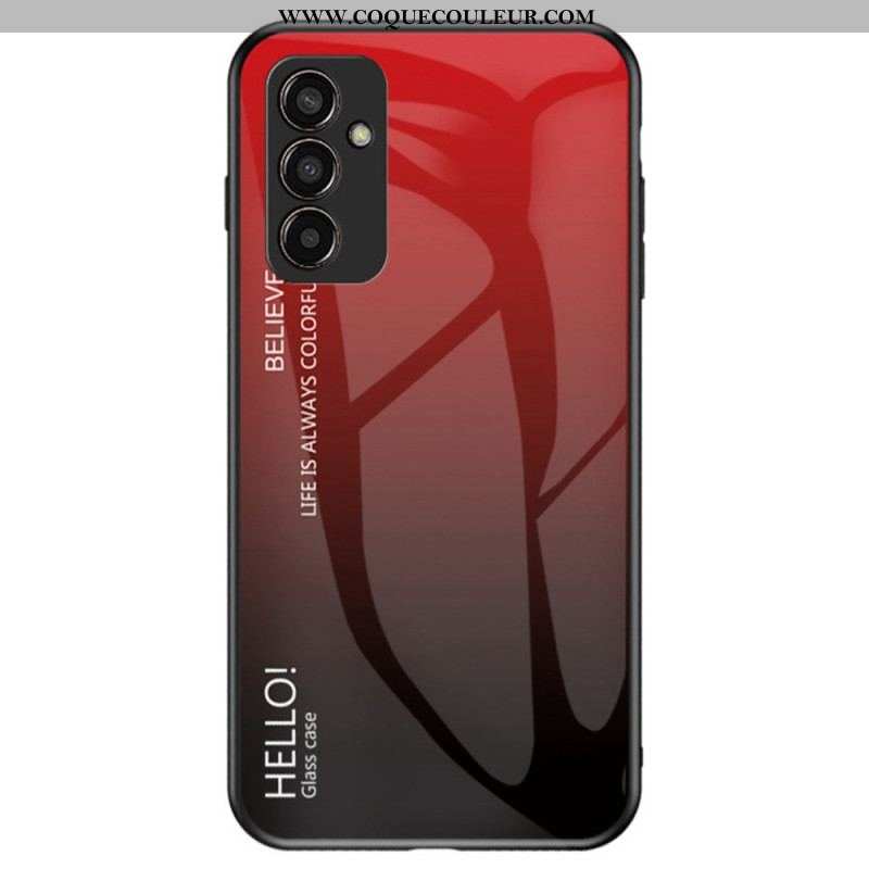 Coque Samsung Galaxy M13 Verre Trempé Hello