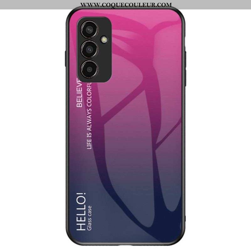 Coque Samsung Galaxy M13 Verre Trempé Hello