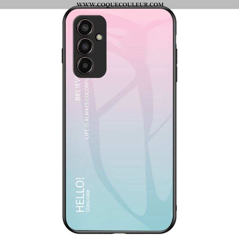 Coque Samsung Galaxy M13 Verre Trempé Hello