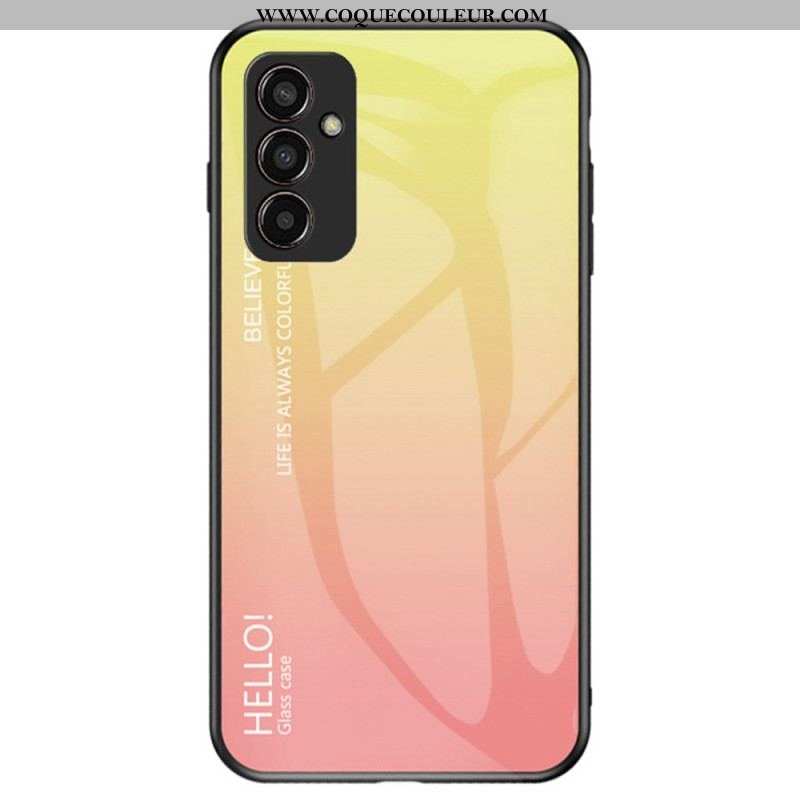 Coque Samsung Galaxy M13 Verre Trempé Hello