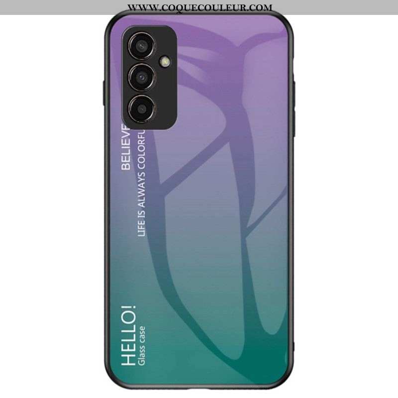 Coque Samsung Galaxy M13 Verre Trempé Hello