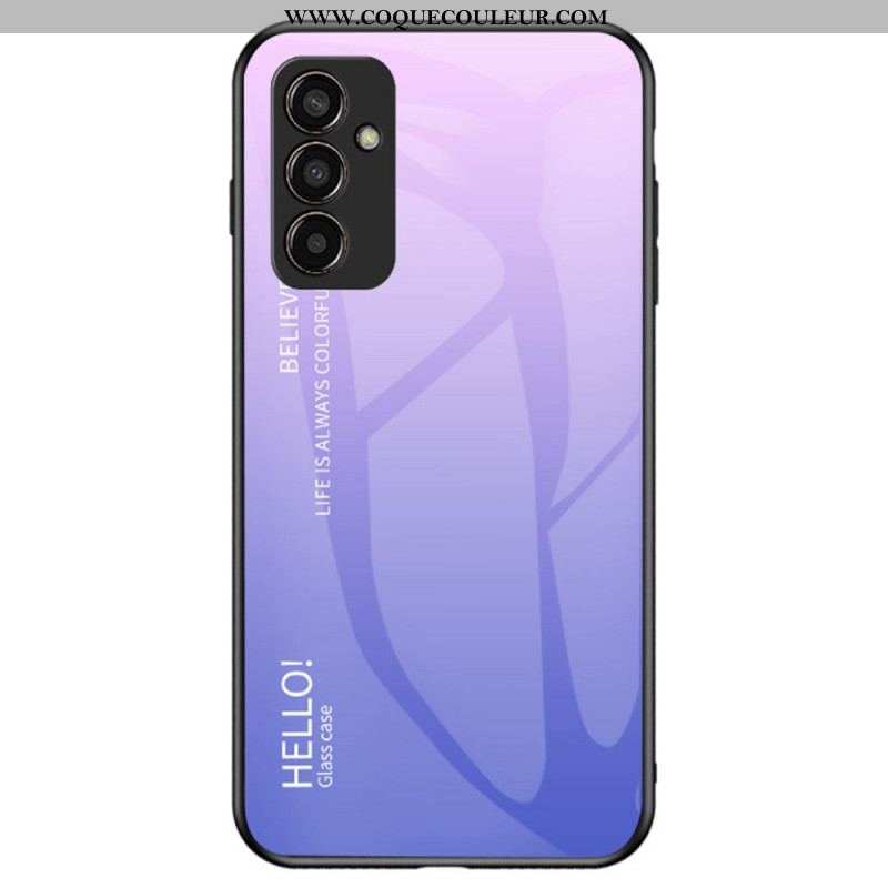 Coque Samsung Galaxy M13 Verre Trempé Hello