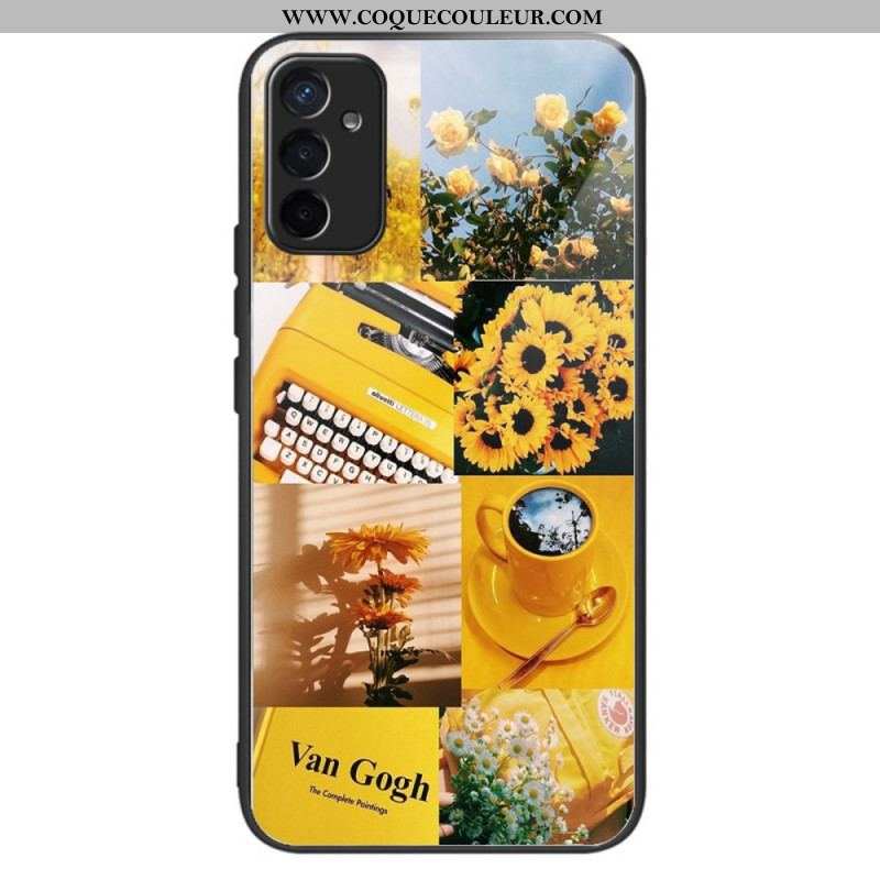 Coque Samsung Galaxy M13 Verre Trempé Tournesols