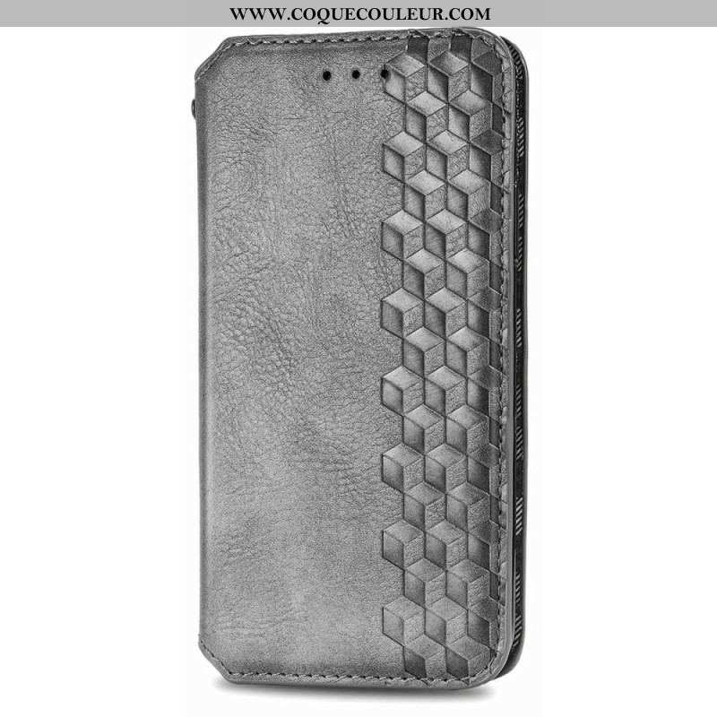 Flip Cover Samsung Galaxy M13 Effet Cuir Motif