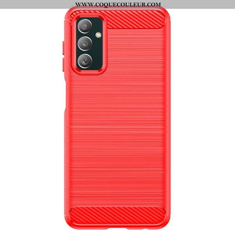 Coque Samsung Galaxy M13 Fibre Carbone Brossée