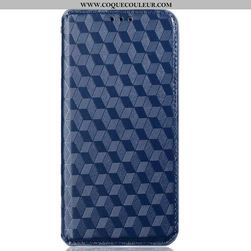 Flip Cover Samsung Galaxy M13 Cubes 3D