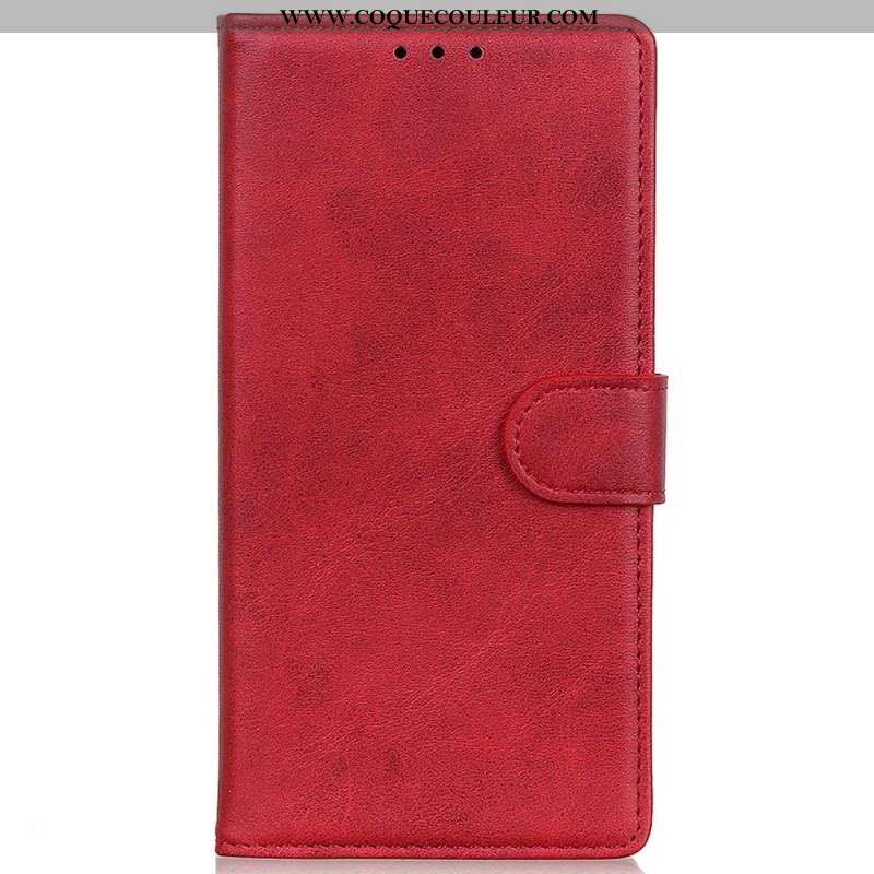 Housse Samsung Galaxy M13 Simili Cuir Mat