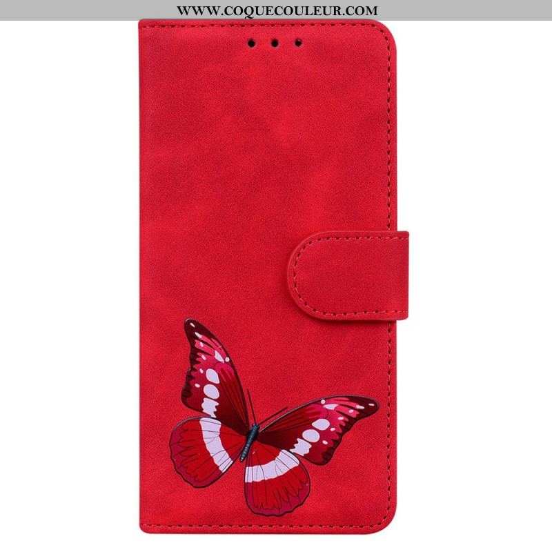 Housse Samsung Galaxy M13 Papillon