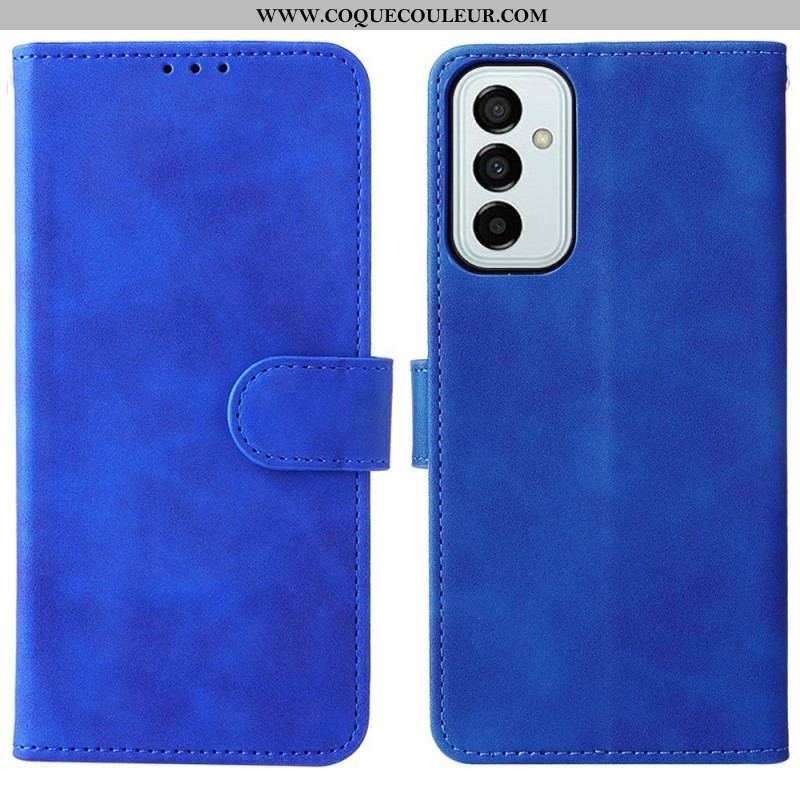 Housse Samsung Galaxy M23 5G Skin-Touch à Lanière