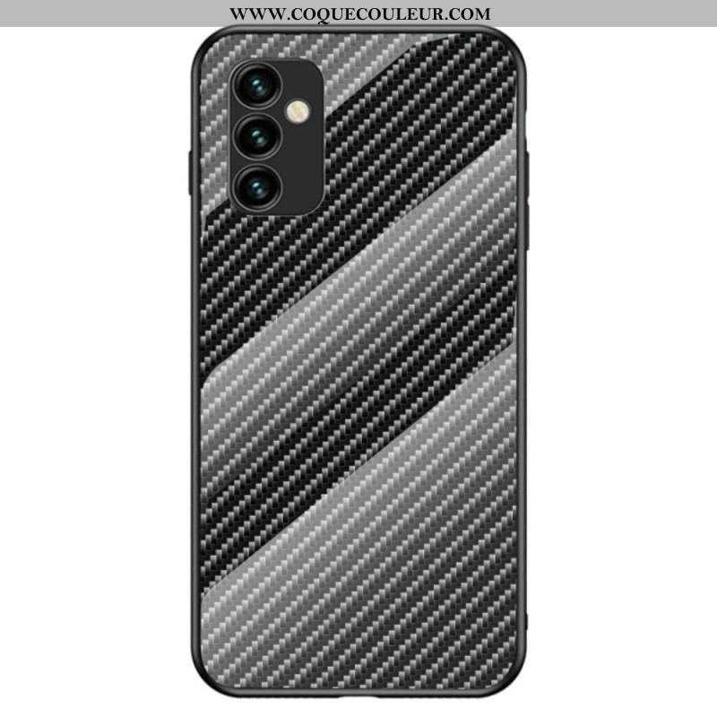 Coque Samsung Galaxy M23 5G Verre Trempé Fibre Carbone