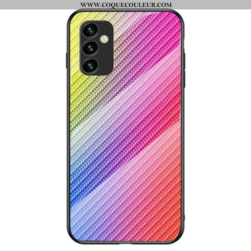 Coque Samsung Galaxy M23 5G Verre Trempé Fibre Carbone