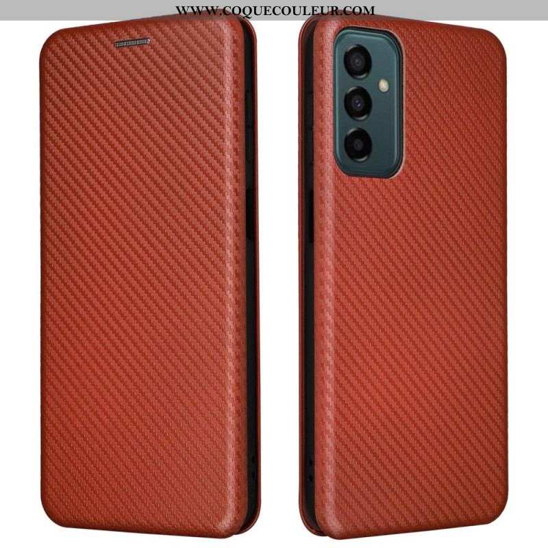 Flip Cover Samsung Galaxy M23 5G Fibre Carbone