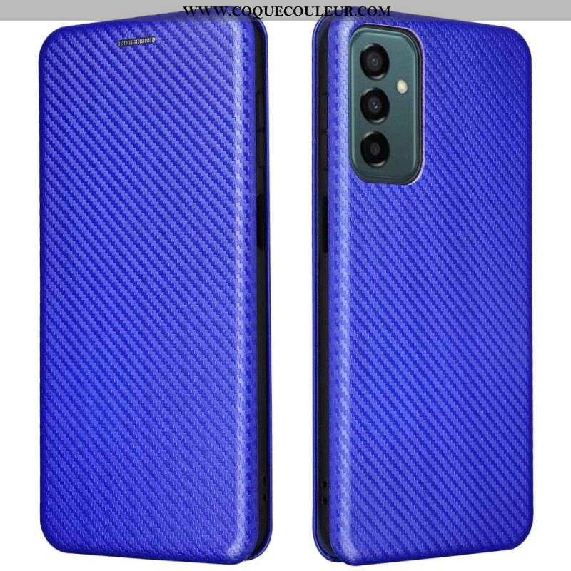 Flip Cover Samsung Galaxy M23 5G Fibre Carbone