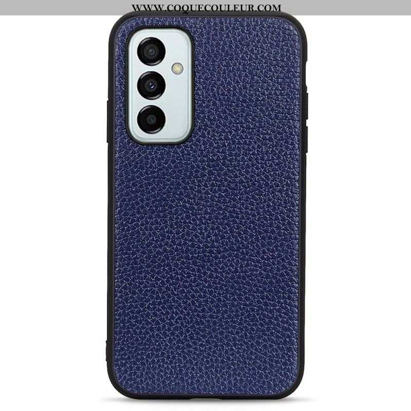 Coque Samsung Galaxy M23 5G Cuir Litchi Véritable