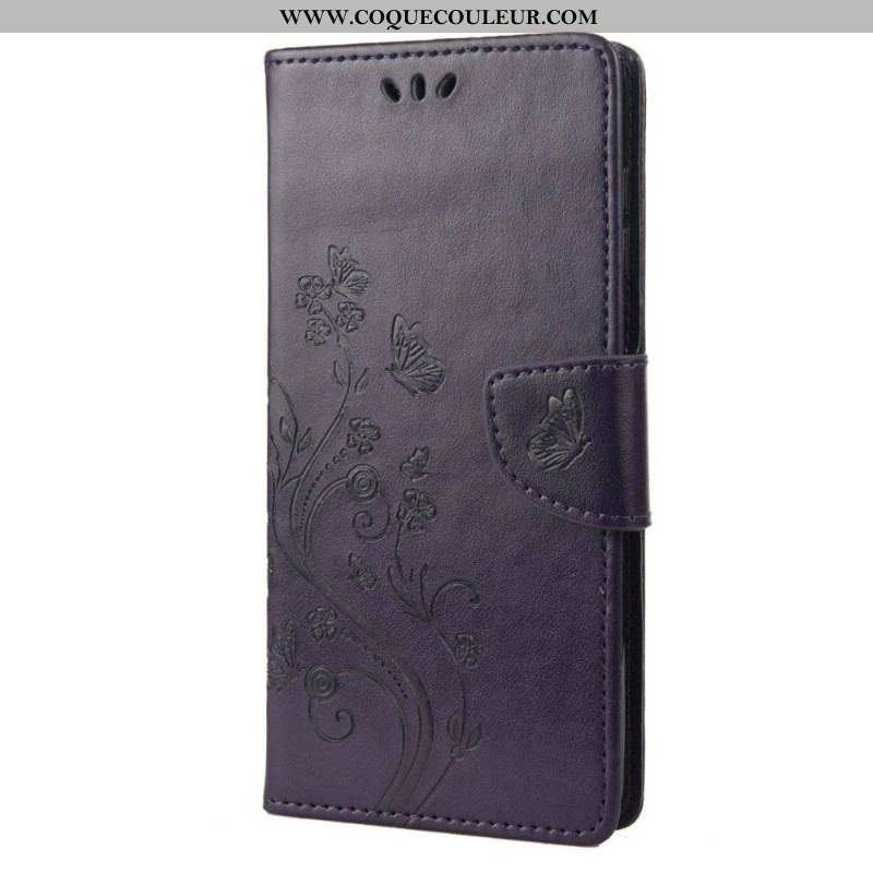 Housse Samsung Galaxy M23 5G Papillons et Fleurs