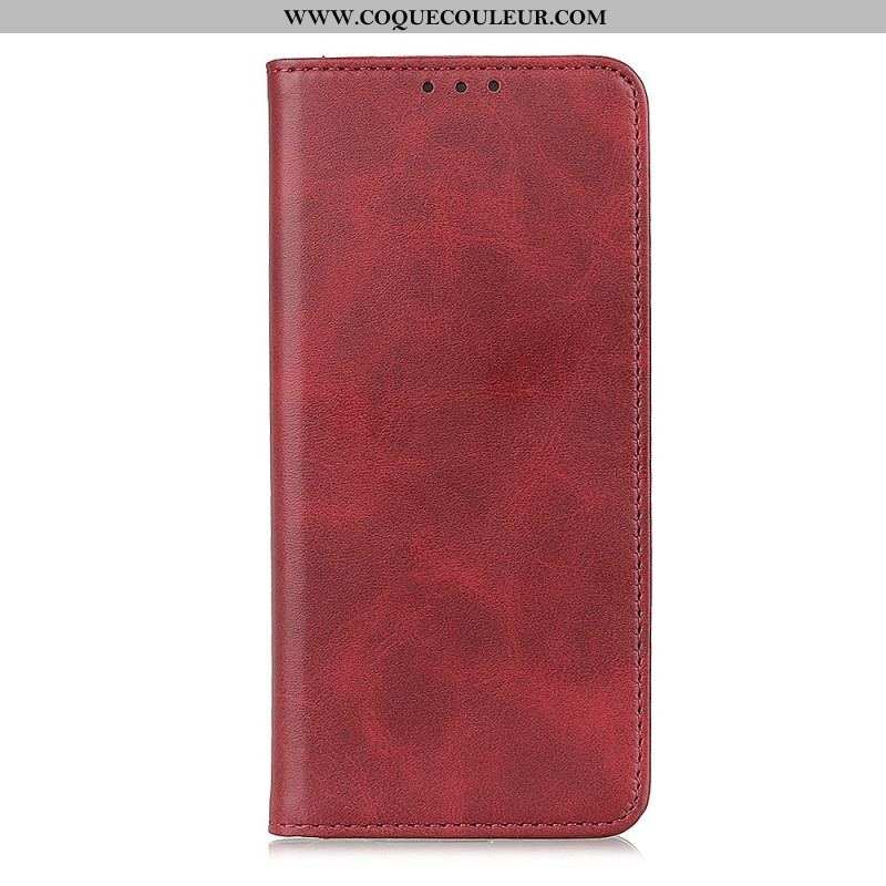 Flip Cover Samsung Galaxy M32 Cuir Fendu