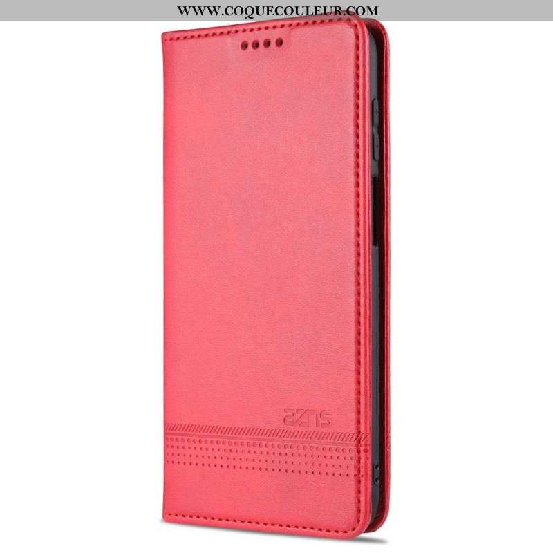 Flip Cover Samsung Galaxy M32 Style Cuir AZNS