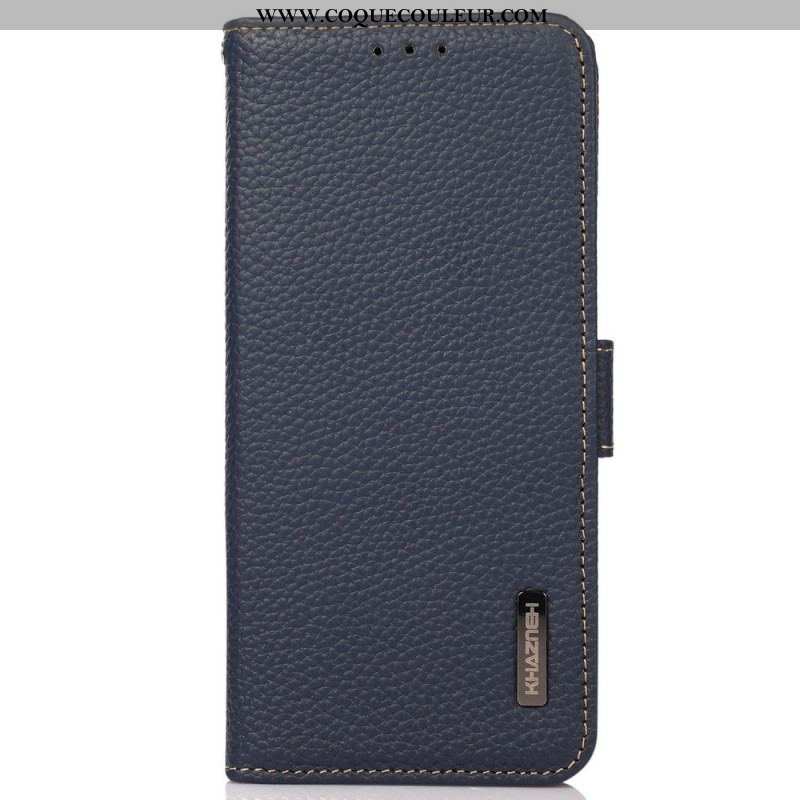 Housse Samsung Galaxy M33 5G Cuir Litchi KHAZNEH RFID