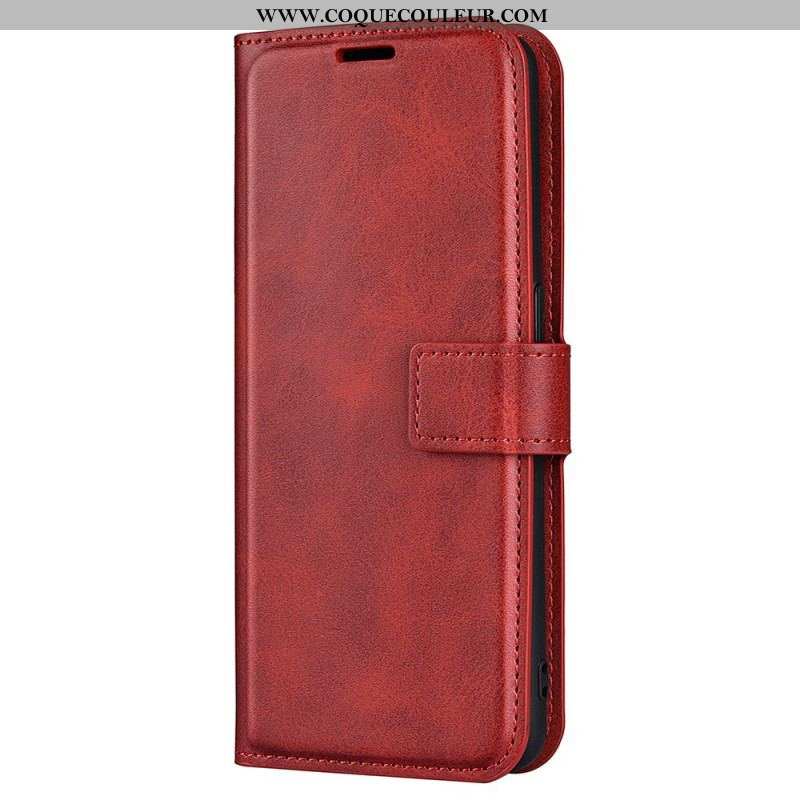 Flip Cover Samsung Galaxy M52 5G Cuir Élégant