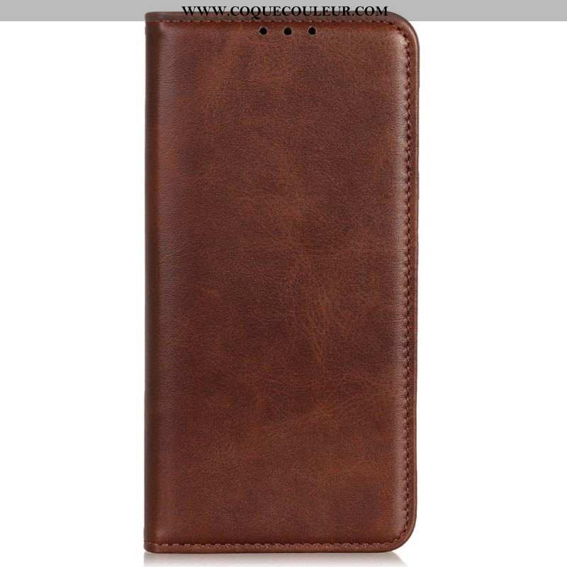 Flip Cover Samsung Galaxy M52 5G Cuir Élégant