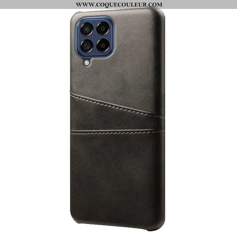 Coque Samsung Galaxy M53 5G Effet Cuir Porte-Cartes