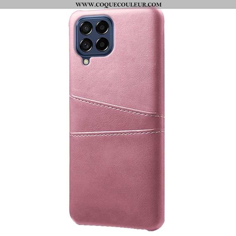 Coque Samsung Galaxy M53 5G Effet Cuir Porte-Cartes