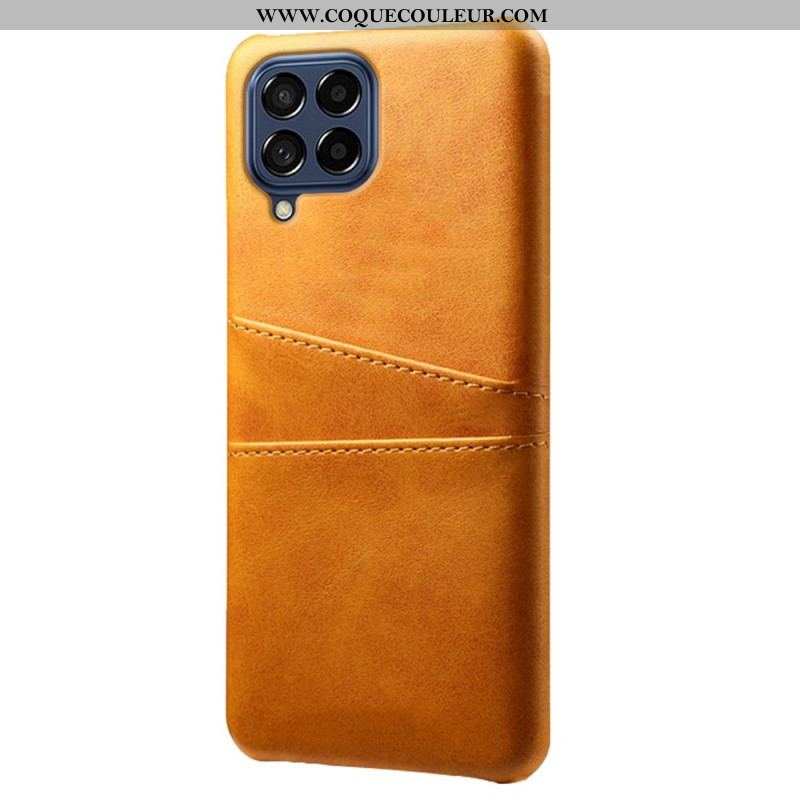 Coque Samsung Galaxy M53 5G Effet Cuir Porte-Cartes