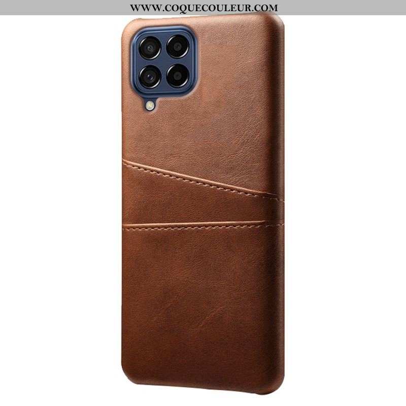 Coque Samsung Galaxy M53 5G Effet Cuir Porte-Cartes