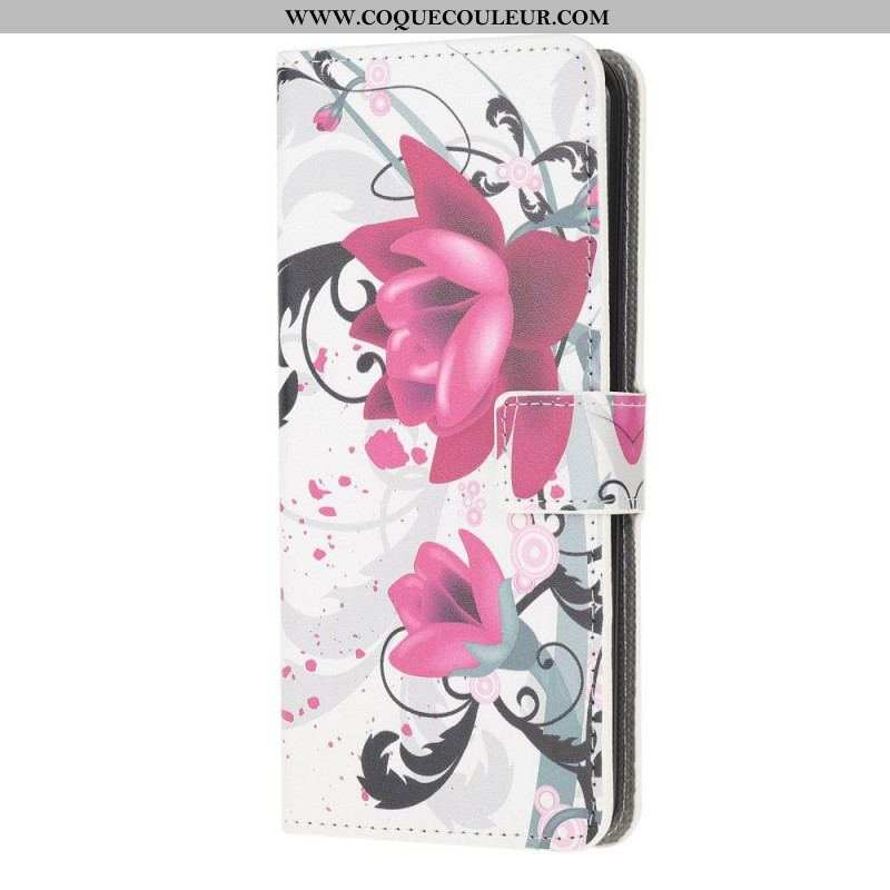 Housse Samsung Galaxy M53 5G Tropical Flowers