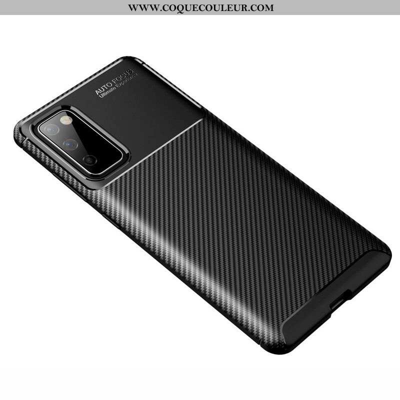 Coque Samsung Galaxy S20 FE Flexible Texture Fibre Carbone