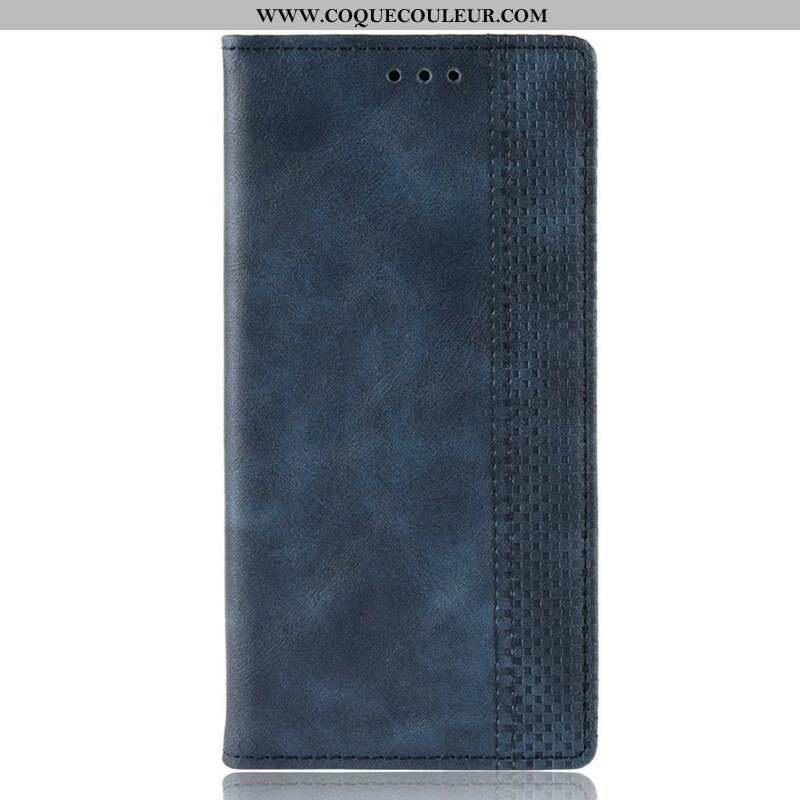 Flip Cover Samsung Galaxy S20 FE Effet Cuir Vintage Stylisé