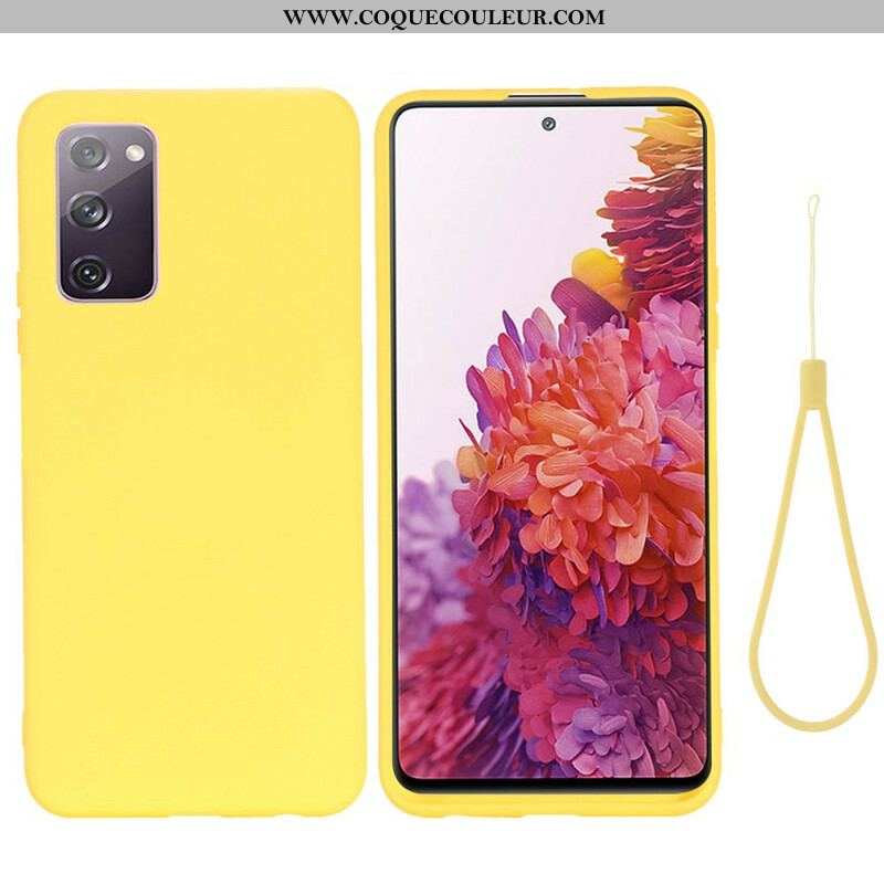 Coque Samsung Galaxy S20 FE Conception Silicone Liquide