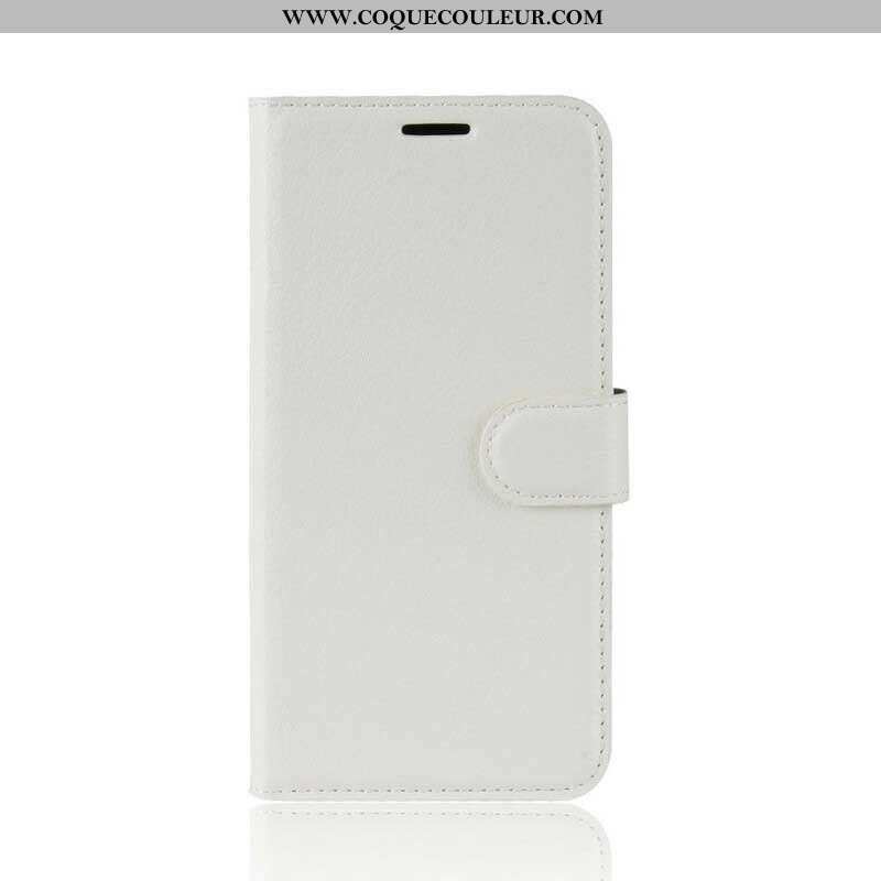 Housse Samsung Galaxy S20 FE Simili Cuir Litchi Classique