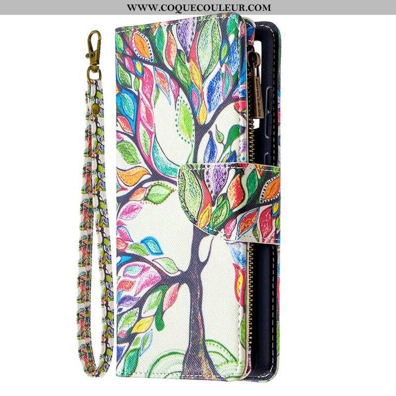 Housse Samsung Galaxy S20 FE Poche Zippée Arbre