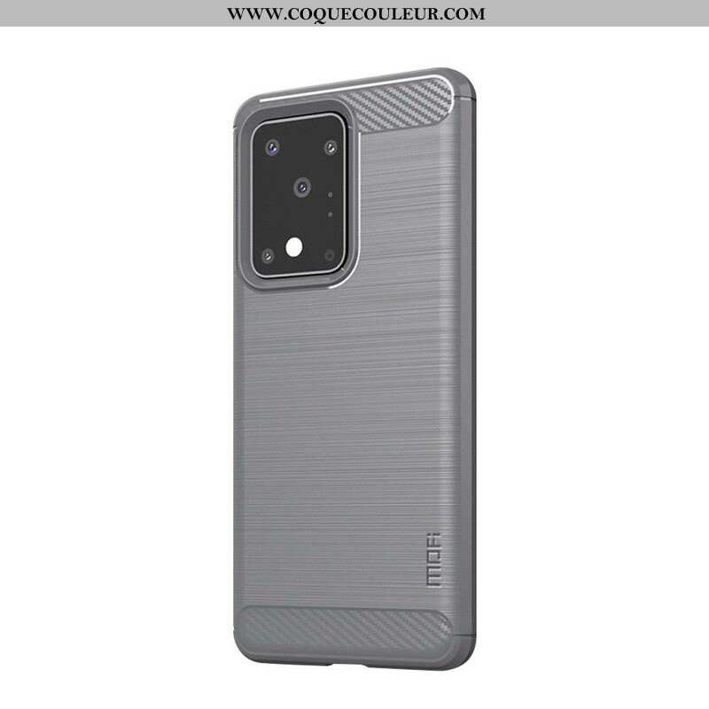 Coque Samsung Galaxy S20 Ultra Fibre Carbone Brossée MOFI