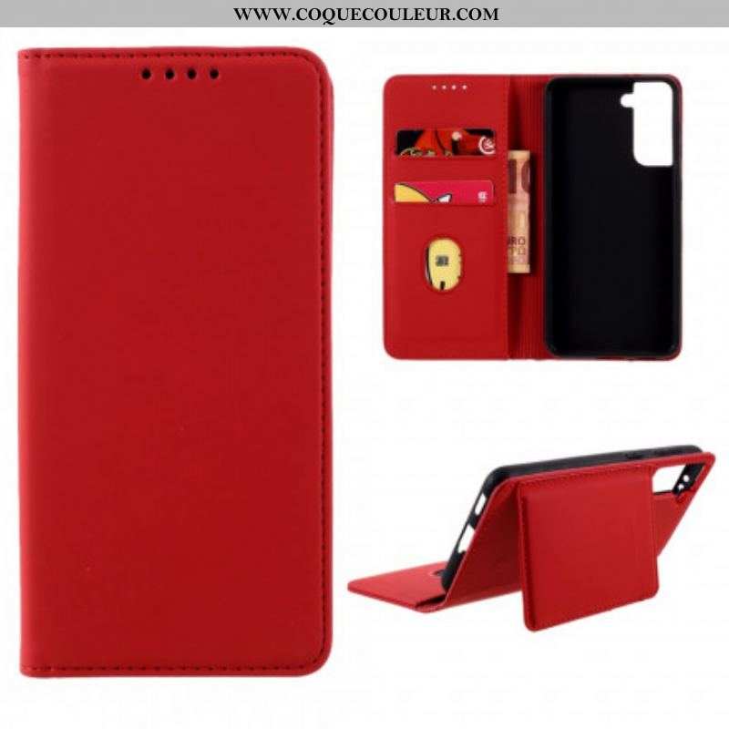 Flip Cover Samsung Galaxy S21 5G Porte-Carte Support