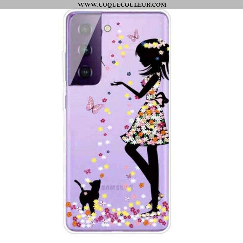 Coque Samsung Galaxy S21 5G Femme Magique