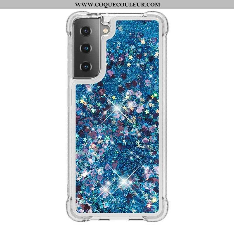 Coque Samsung Galaxy S21 5G Désires Paillettes