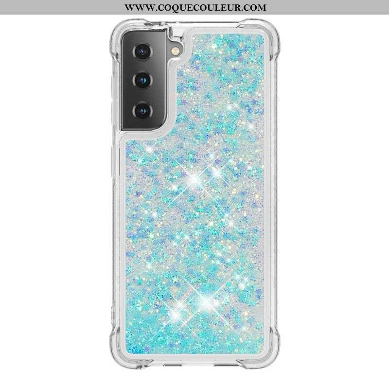 Coque Samsung Galaxy S21 5G Désires Paillettes