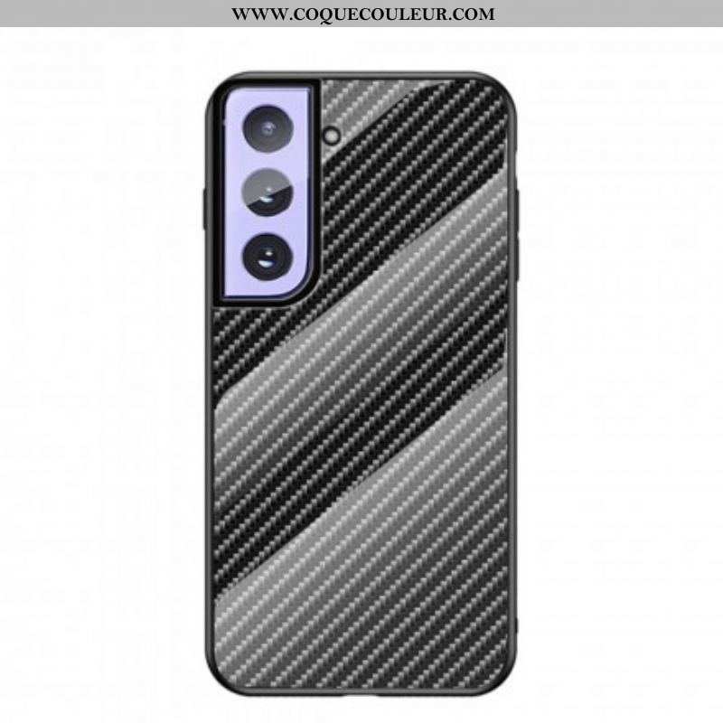 Coque Samsung Galaxy S21 5G Verre Trempé Fibre Carbone