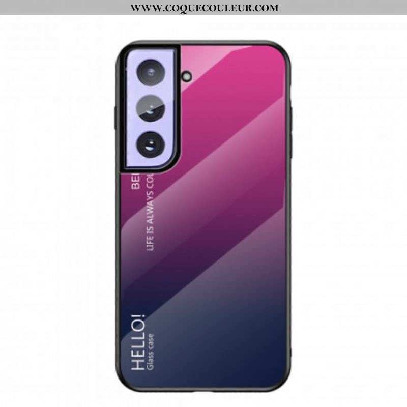 Coque Samsung Galaxy S21 5G Verre Trempé Hello