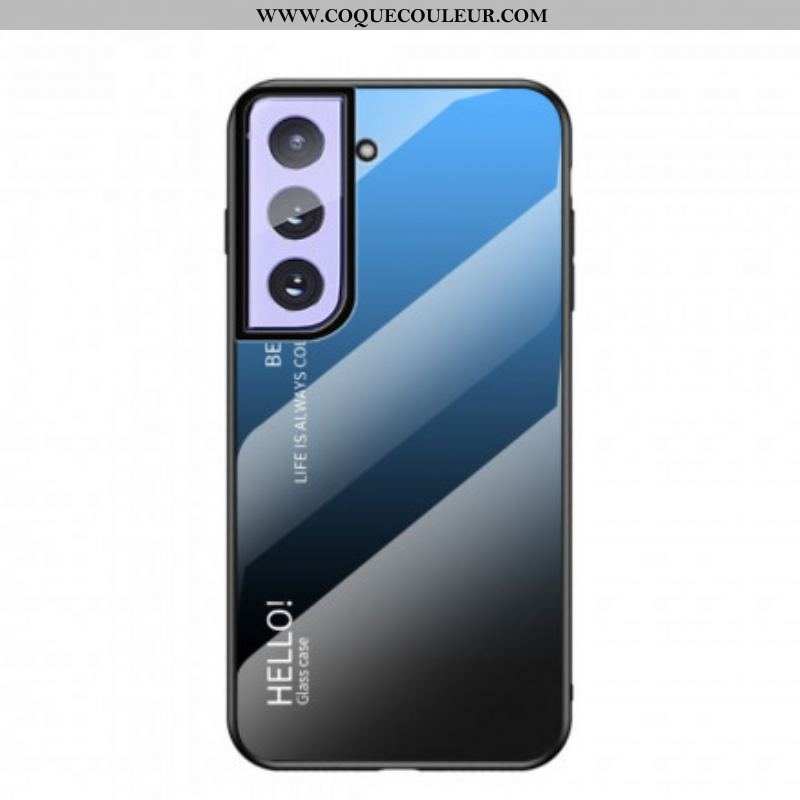 Coque Samsung Galaxy S21 5G Verre Trempé Hello