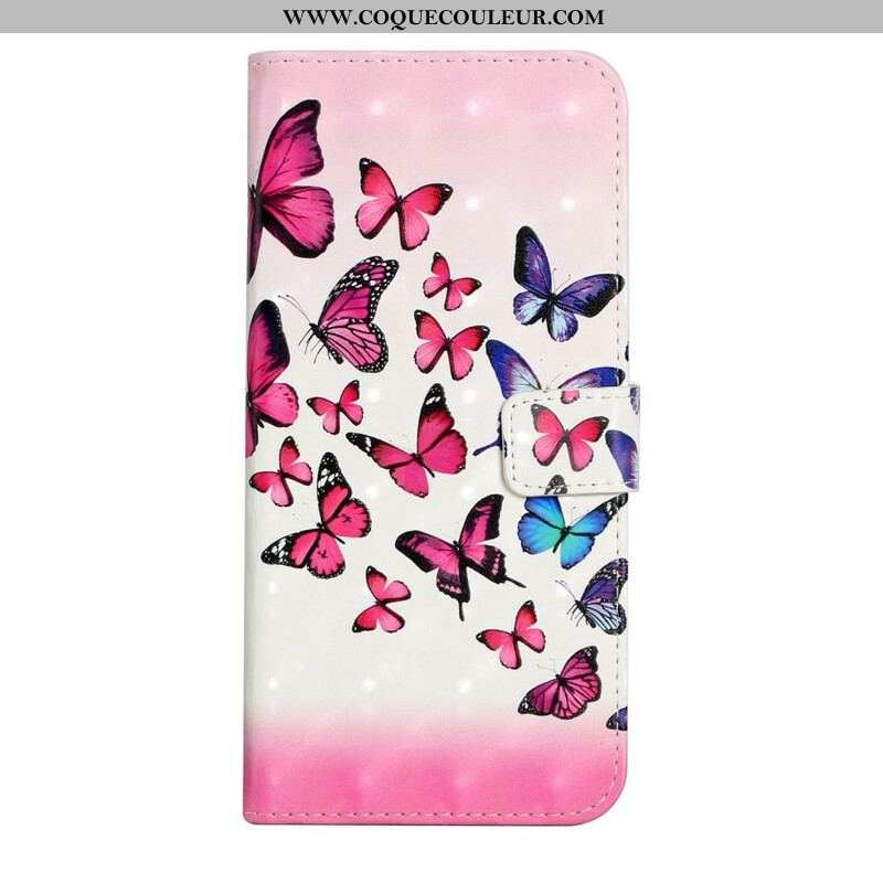 Housse Samsung Galaxy S21 FE Vol de Papillons