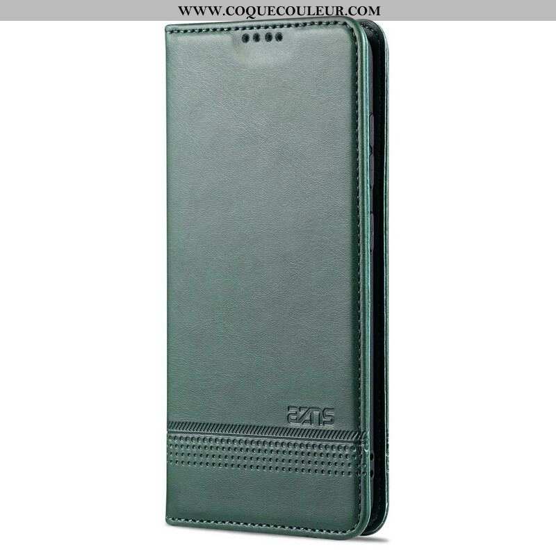 Flip Cover Samsung Galaxy S21 FE Style Cuir AZNS