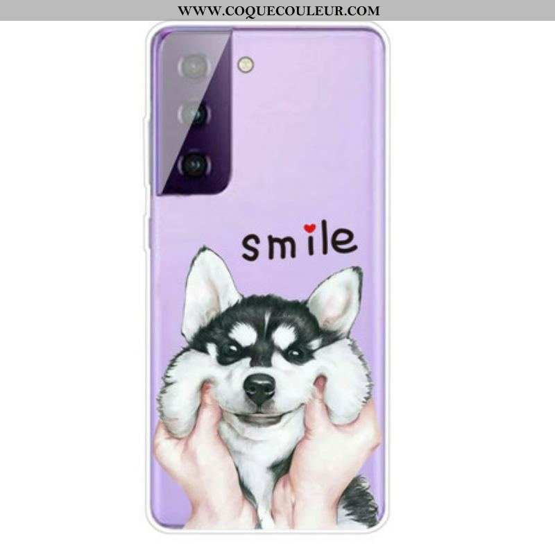 Coque Samsung Galaxy S21 FE Smile Dog