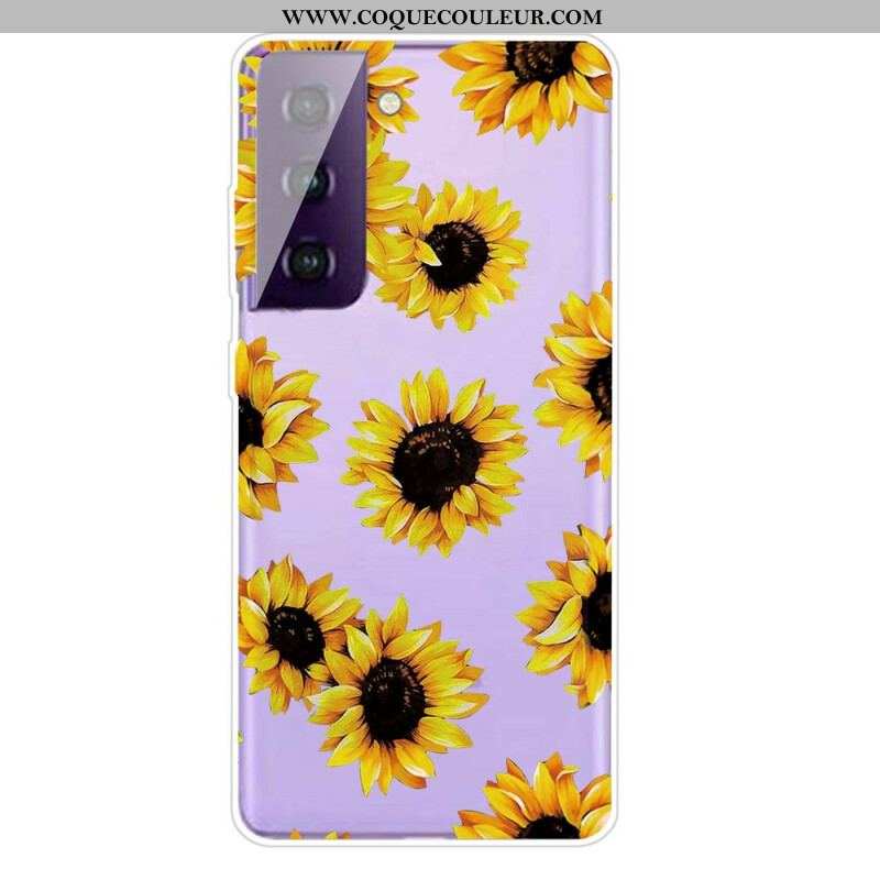 Coque Samsung Galaxy S21 FE Fleurs Graphiques