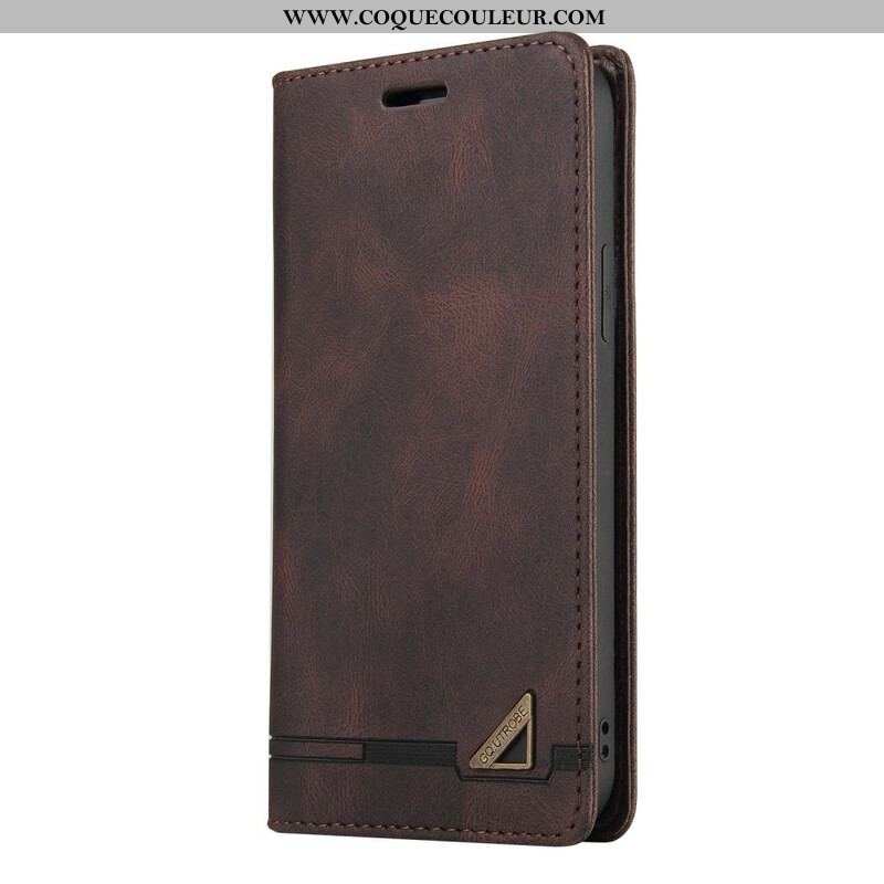 Flip Cover Samsung Galaxy S21 FE Simili Cuir GQ.UTROBE